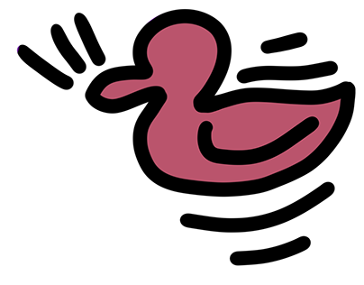 Keith haring duck