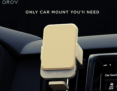 Qrov Wireless Car Charger And Phone Holder