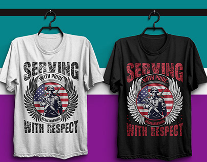 USA Veteran T-shirt Design