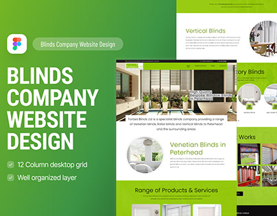 Blinds Company Website Design
