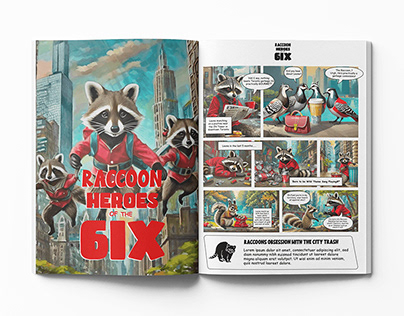 Graphic Novel - Raccoon Heroes of the 6IX