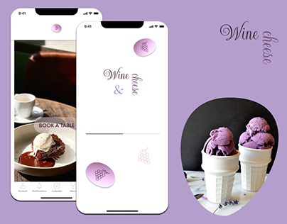 Mobile App - Book a table at Wine&Cheese