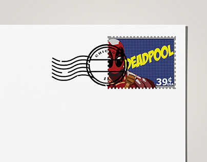Superhero Stamps: Deadpool