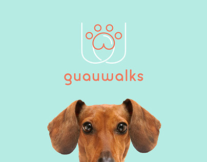 Project thumbnail - Guauwalks identity