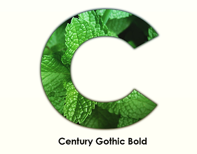Font - Century Gothic Bold