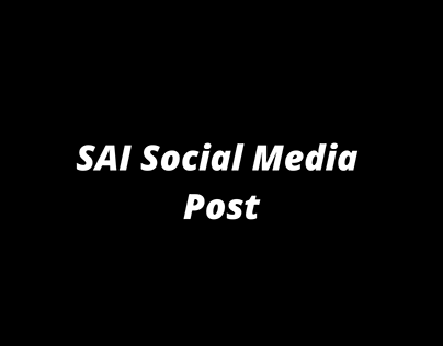 SAI Social Media Post.