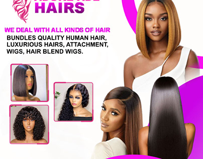 Eflyer for wig business