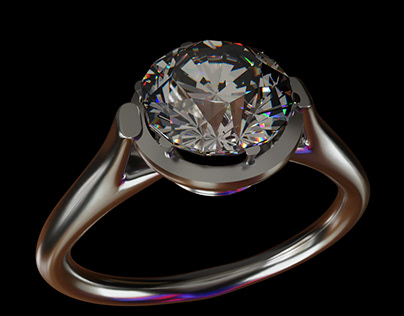 Jewelry 3d Diamond animation