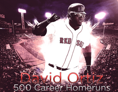 David Ortiz 500 Home Runs