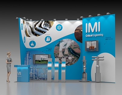 project of exhibition stand for IMI