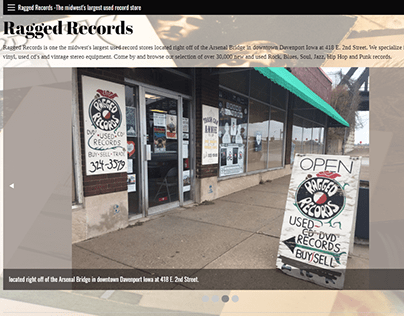 Ragged Records- Mock Site