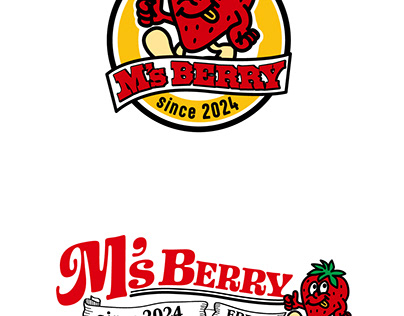 Japanese Strawberry Farmer's Logo design