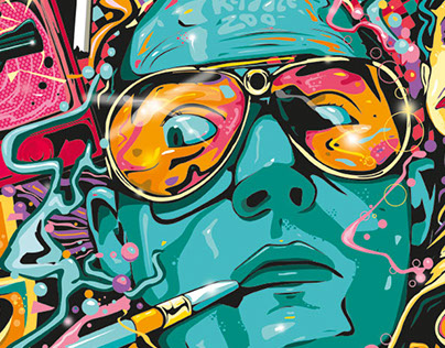 Fear and Loathing in Las Vegas Tribute Poster Artwork