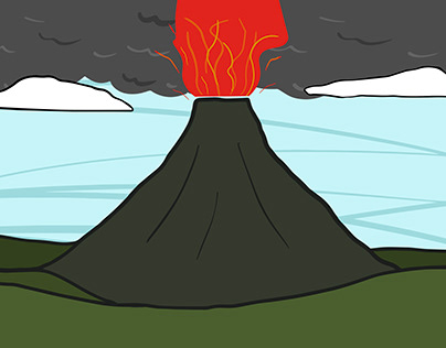 Uitleganimatie Vulkaan - Animation-