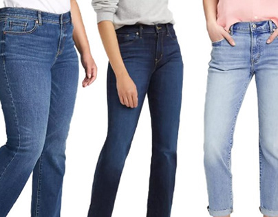 Womens Jeans Ripped - Straight and Distressed Jeans