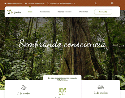 Diseño web desemillas.org