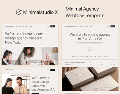 Minimalstudio X - Agency Webflow Template