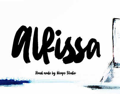 Alfissa – Brush Font