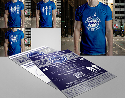 Flyers, Posters and t-shirt design for 5k Running