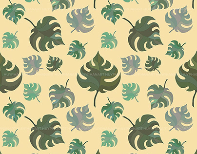 Tropical leaf pattern