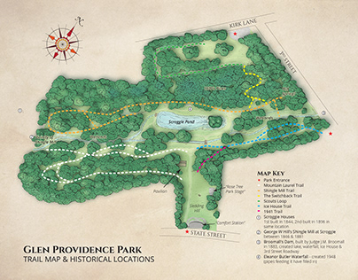 Glen Providence Park Map