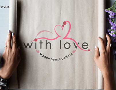 Logo "with love_ handmade products"