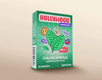 Rebranding Hollywood chewing-gum | Stickers