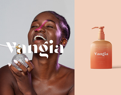 Vangia Cosmetics Logo Design