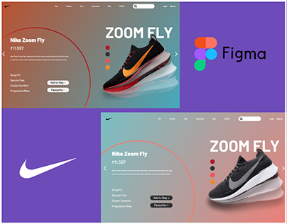 Nike Website UI Design