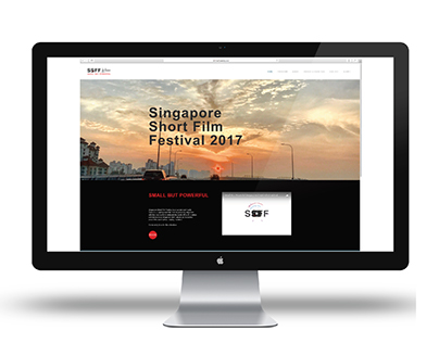 “The Singapore Short Film Festival 2017" Website design