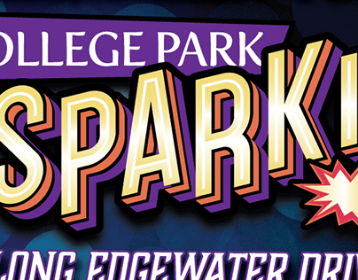 College Park Spark Event Logo & Collateral Material