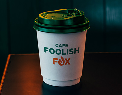 Cafe Foolish Fox Logo Design