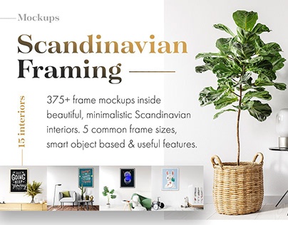 Scandinavian Framing: 375+ Frame Mockups