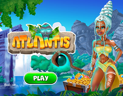 Atlantis - Match 3 Mobile Game Art