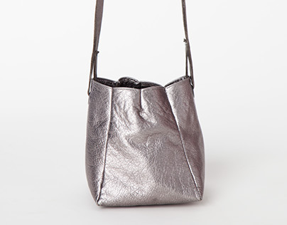Silver Crossbody Bag