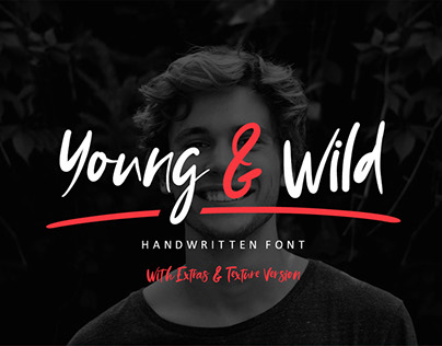 Young & Wild Brush Font