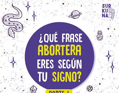 Diseño: Campaña frase abortera signos