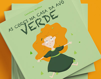 AS CORES NA CASA A AVÓ- Book Illustration