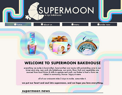 Supermoon Bakehouse Redesign