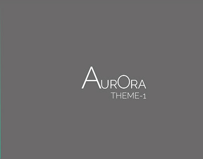 Theme 1: Aurora(Theme,Inspiration board,Flat Sketch)