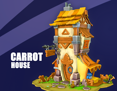 Carrot House https://www.artstation.com/artwork/bl00Yd