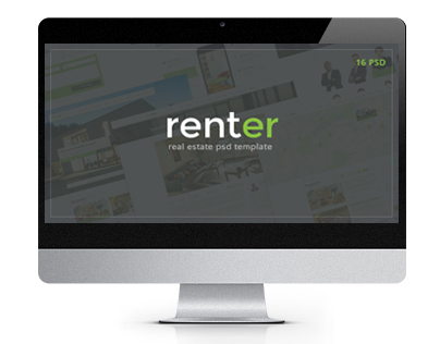 Renter — Rent/Sale Real Estate Agency PSD Template