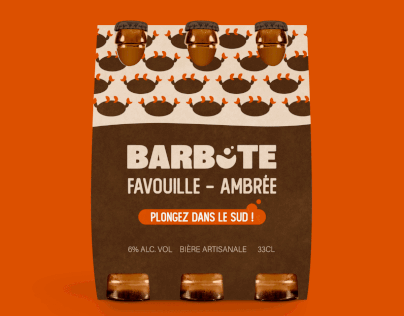 Brand Identity - French local brewery Barbote