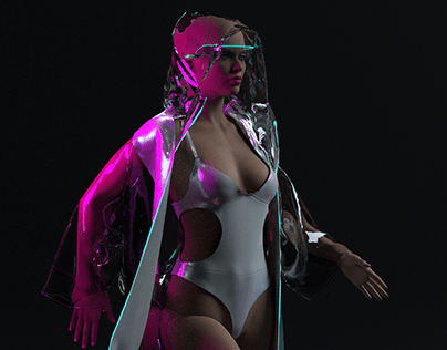 Virtual fitting of a cyber suit in Clo3d