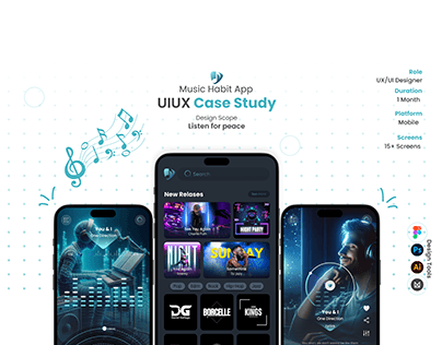 Music habit App - UIUX Case Study