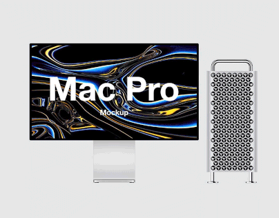 Mac Pro Free PSD Mockups