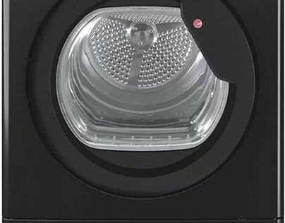 Hoover HLEC9DGB 9kg Condenser Tumble Dryer, Black