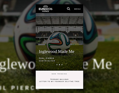 UEFA 
EURO2016
FRANCE
website design(Responsive android