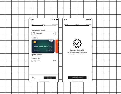 Credit Card Checkout - UI/UX Design