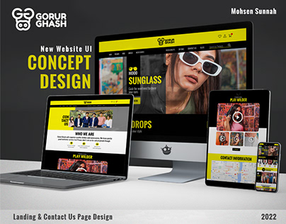 Gorur Ghash - Concept Web Design